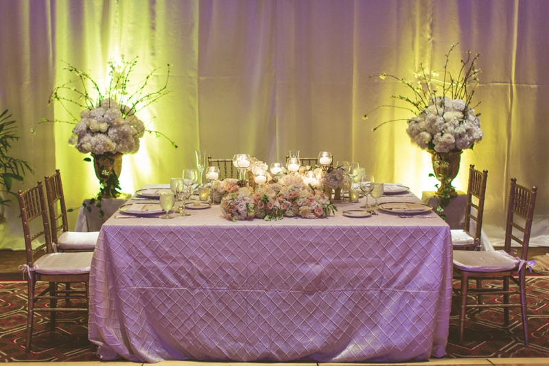 Elegant Gold and Blush Wedding via TheELD.com