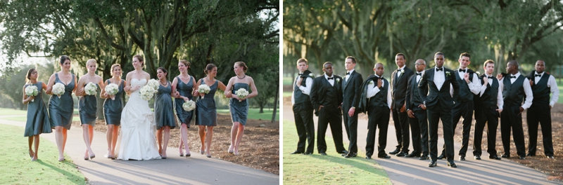 Elegant Pink and Gray Wedding via TheELD.com