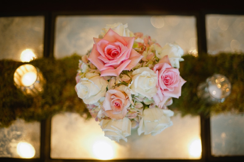 Elegant Pink and Gray Wedding via TheELD.com