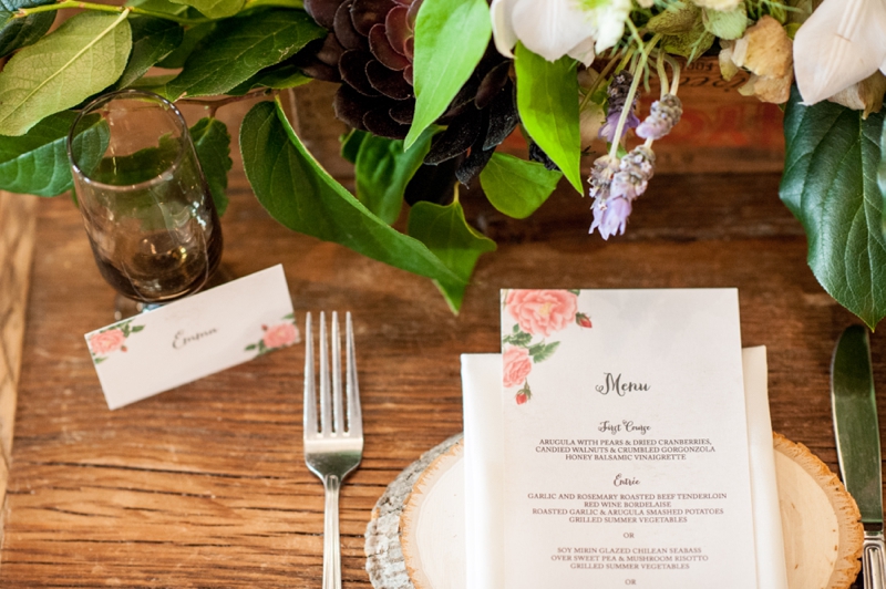 Floral Print Wedding Ideas {Rustic} via TheELD.com