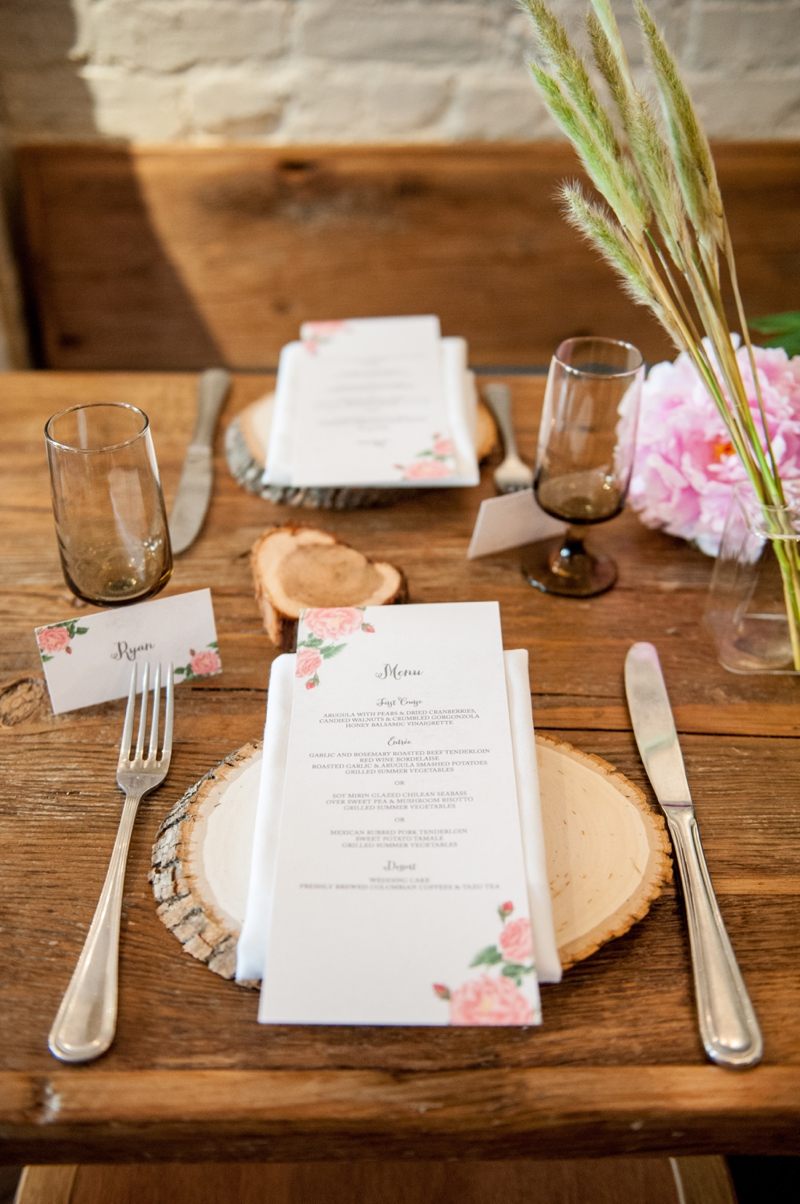 Floral Print Wedding Ideas {Rustic} via TheELD.com