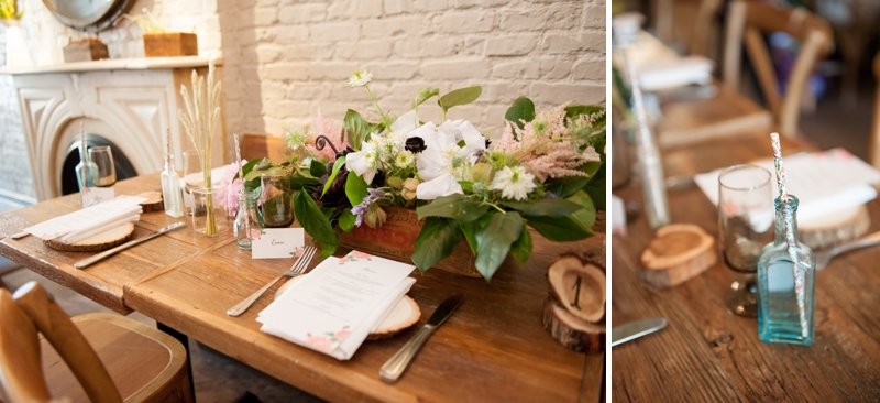 Floral Print Wedding Ideas {Rustic} via TheELD.com