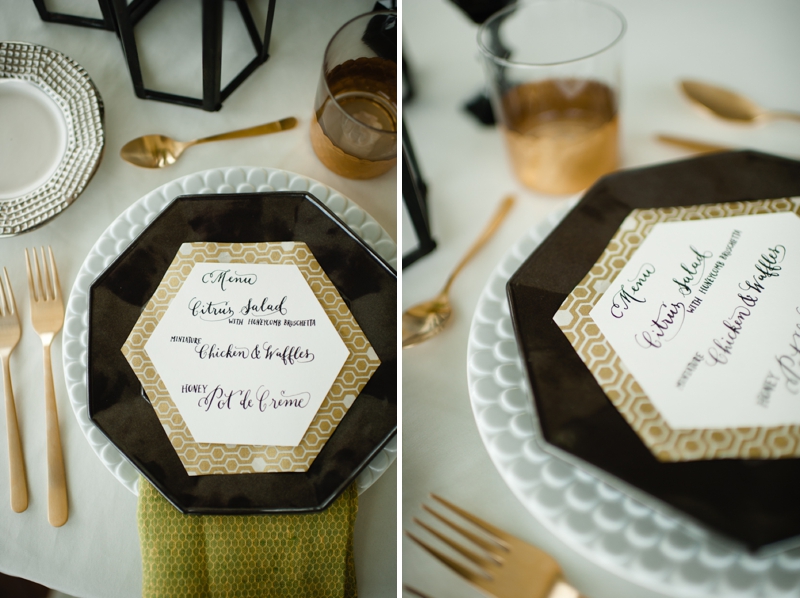 Honeycomb Wedding Ideas {Modern} via TheELD.com