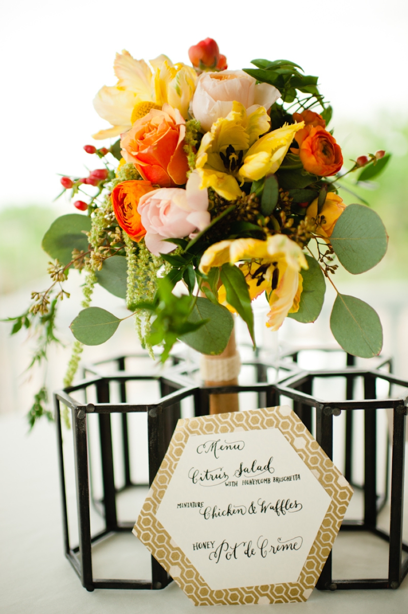 Honeycomb Wedding Ideas {Modern} via TheELD.com