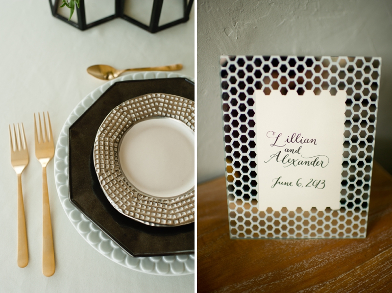 Honeycomb Wedding Ideas {Modern} via TheELD.com