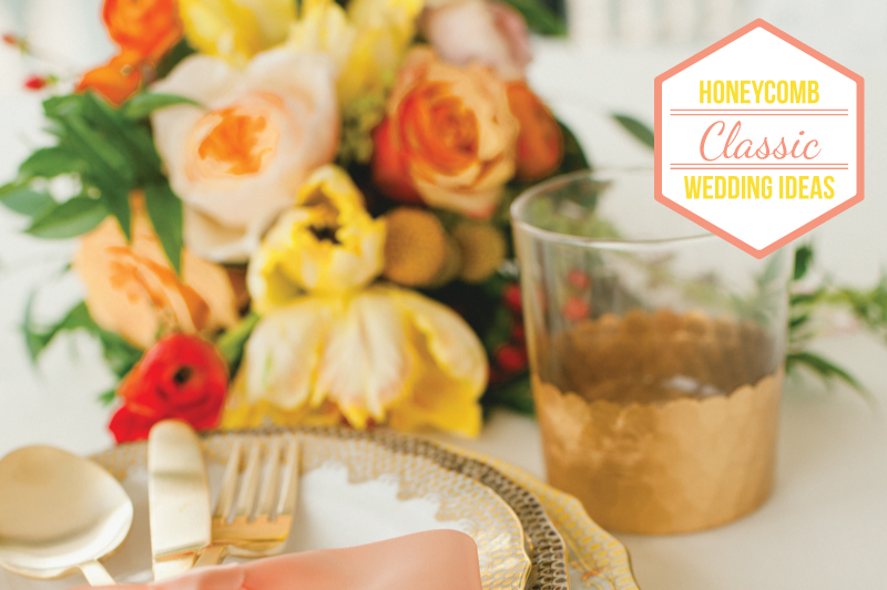 Honeycomb Wedding Ideas {Classic} via TheELD.com