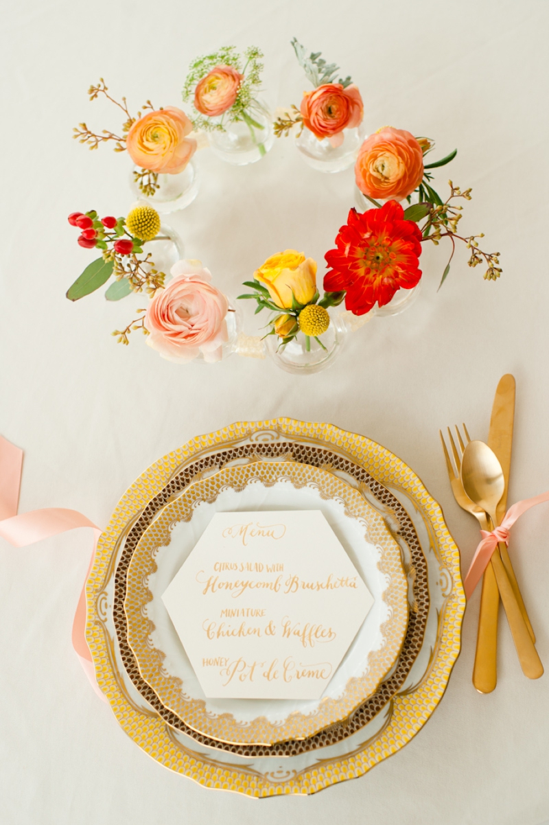 Honeycomb Wedding Ideas {Classic} via TheELD.com