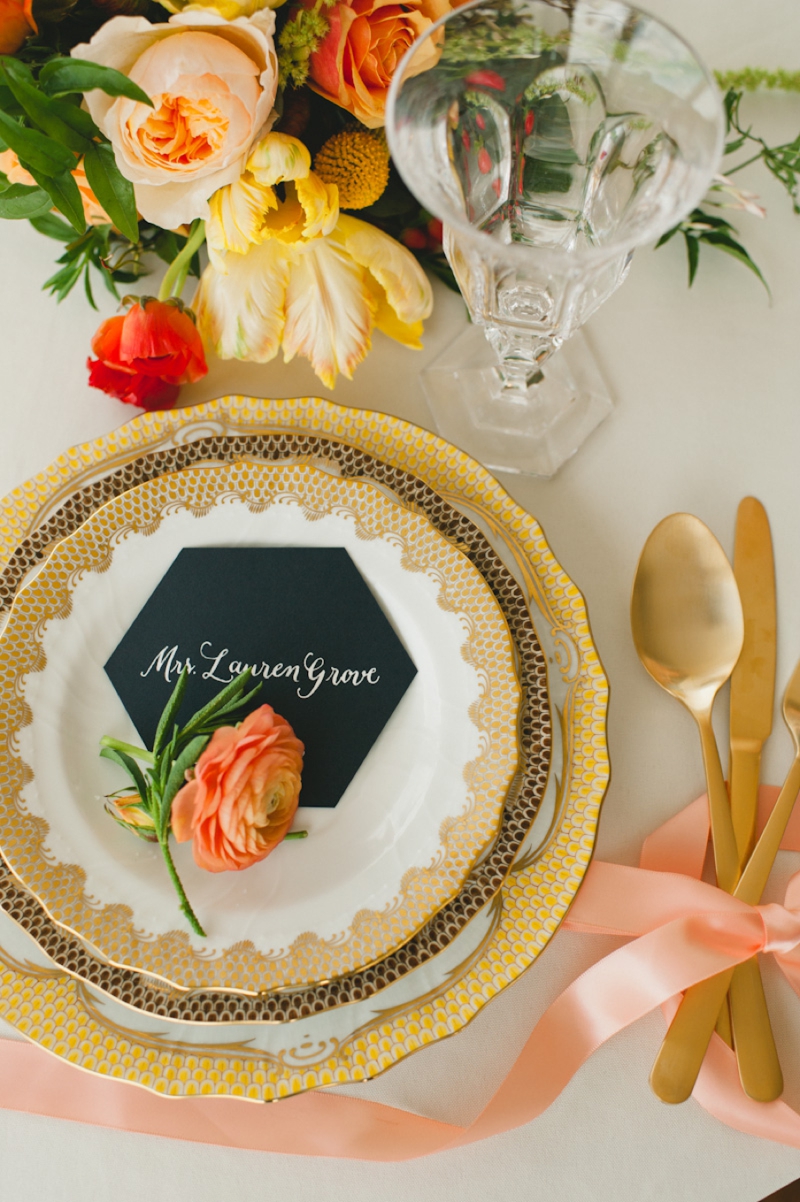 Honeycomb Wedding Ideas {Classic} via TheELD.com