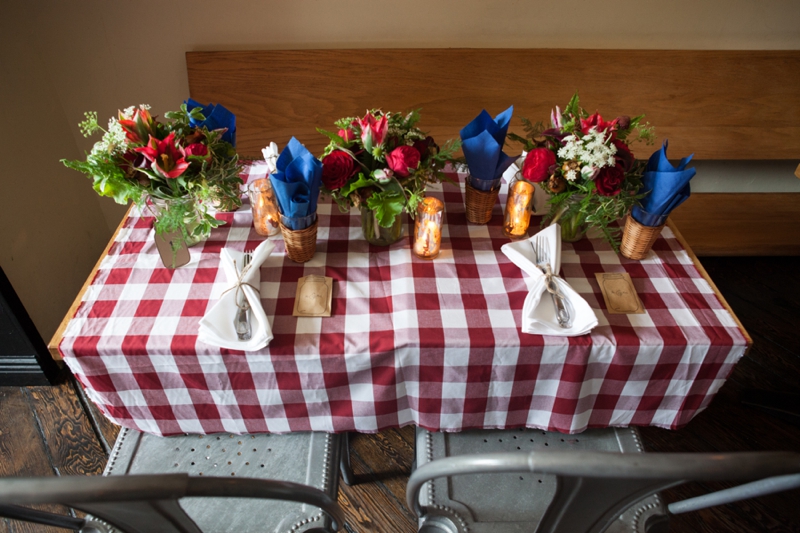 Red, White, and Blue Wedding Ideas {Rustic} via TheELD.com