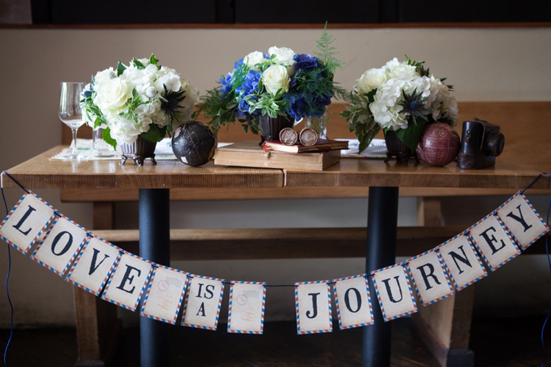 Red, White, and Blue Wedding Ideas {Vintage} via TheELD.com