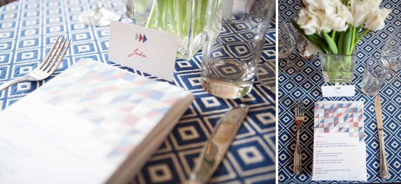 Red, White, and Blue Wedding Ideas {Modern} via TheELD.com