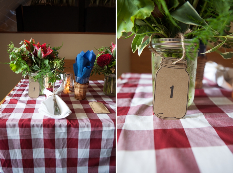 Red, White, and Blue Wedding Ideas {Rustic} via TheELD.com