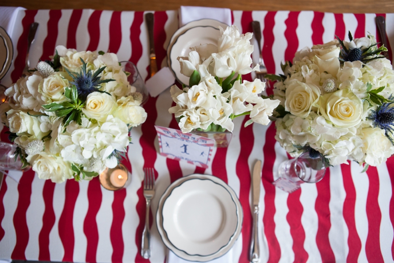 Red, White, and Blue Wedding Ideas {Eclectic} via TheELD.com