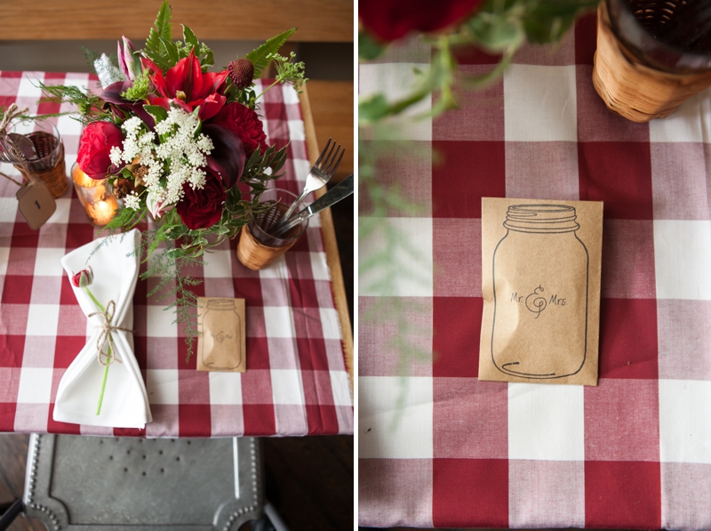 Red, White, and Blue Wedding Ideas {Rustic} via TheELD.com