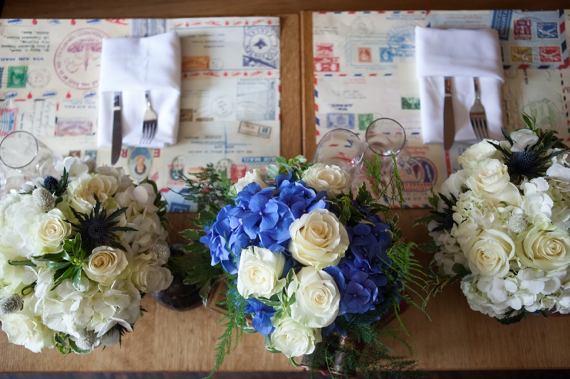 Red, White, and Blue Wedding Ideas {Vintage} via TheELD.com