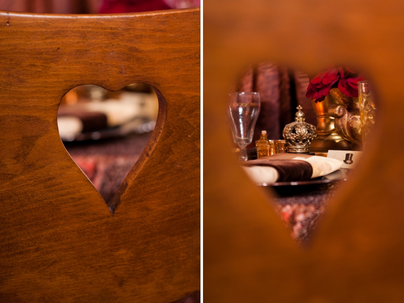 Steampunk Red and Copper Wedding Inspiration via TheELD.com