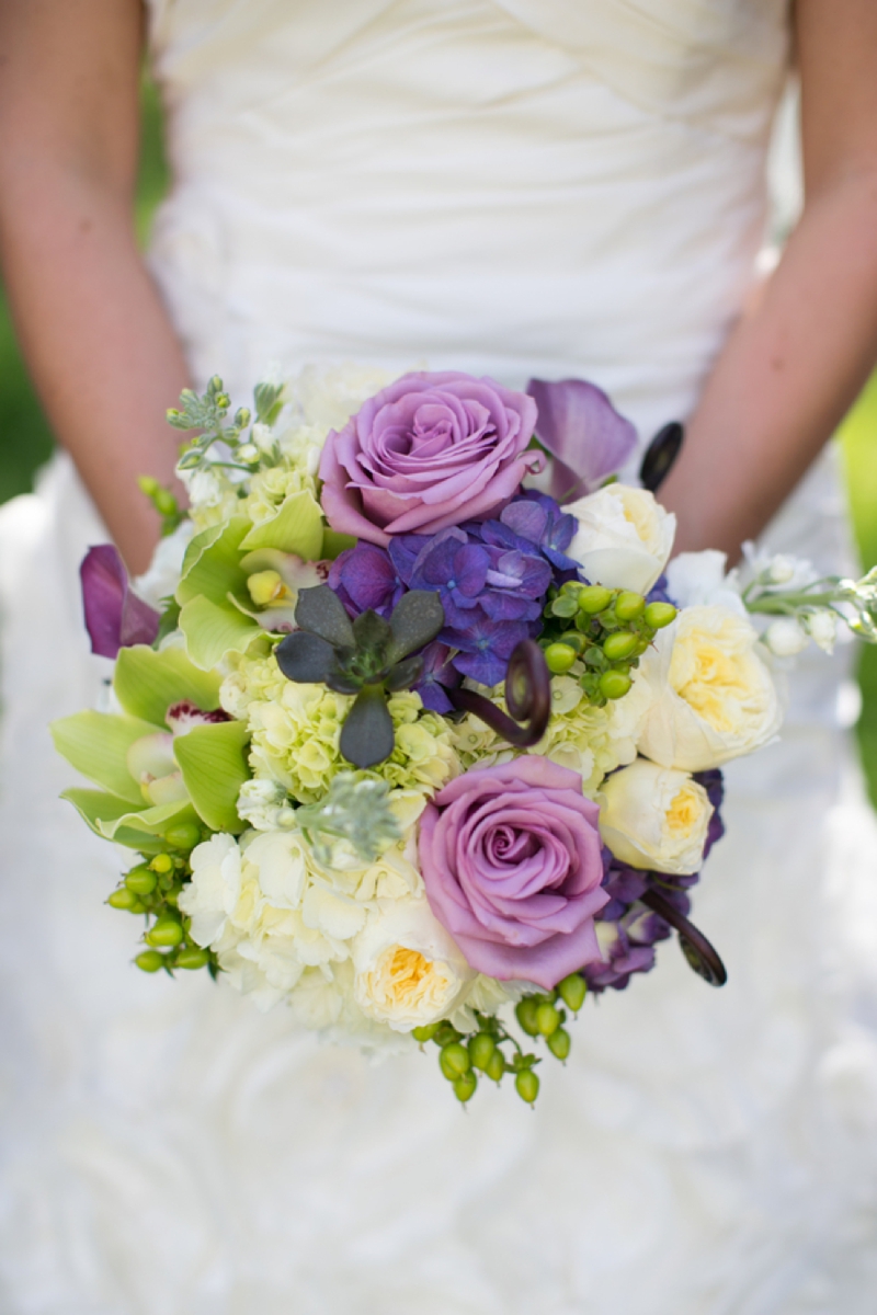 A Purple South Carolina Rustic Elegant Wedding via TheELD.com