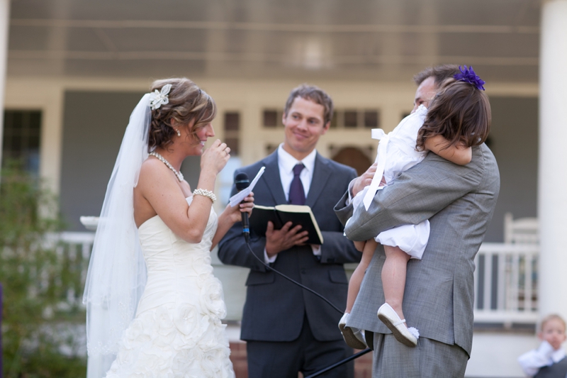 A Purple South Carolina Rustic Elegant Wedding via TheELD.com