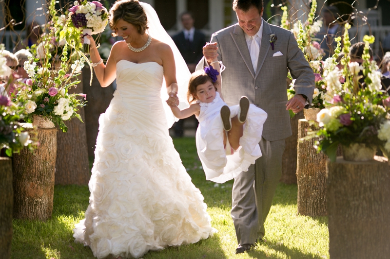 A Purple South Carolina Rustic Elegant Wedding via TheELD.com