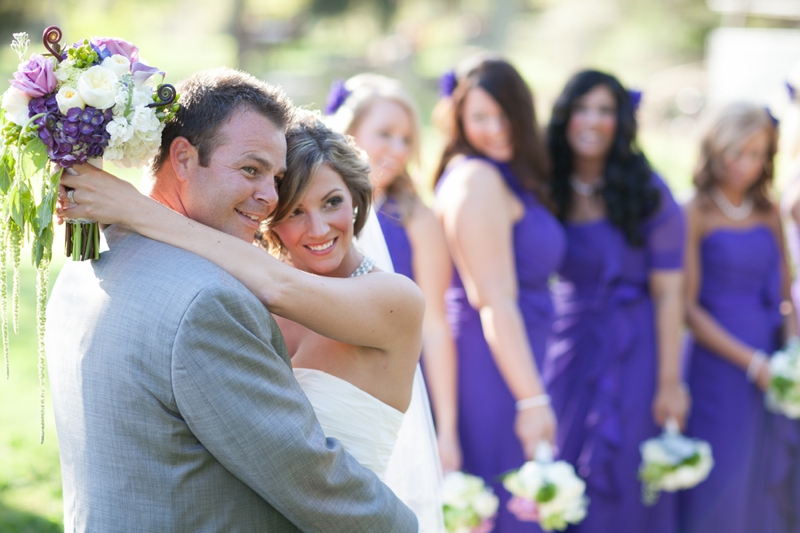 A Purple South Carolina Rustic Elegant Wedding via TheELD.com