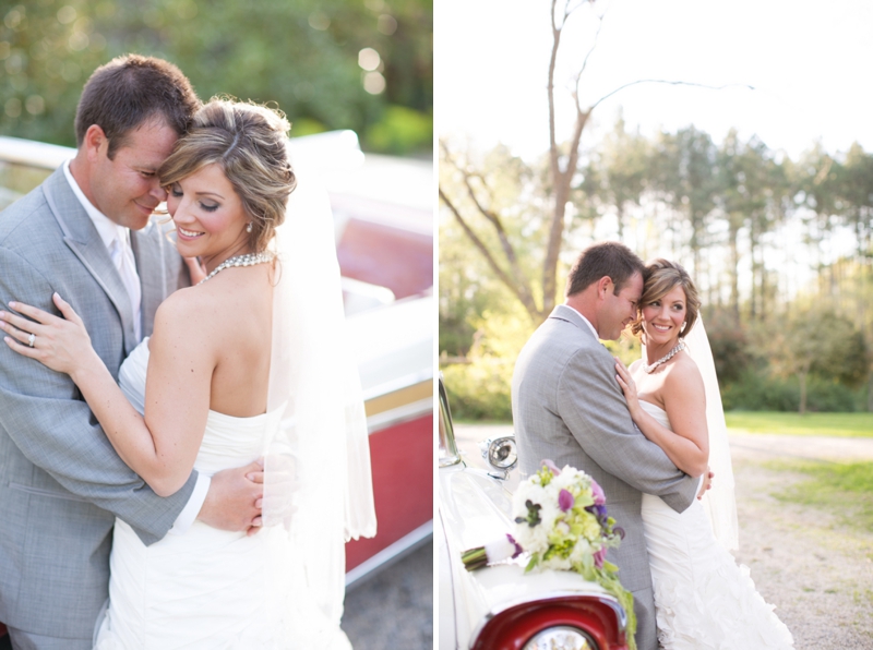 A Purple South Carolina Rustic Elegant Wedding via TheELD.com