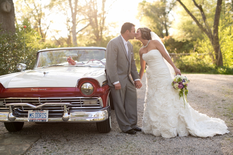 A Purple South Carolina Rustic Elegant Wedding via TheELD.com