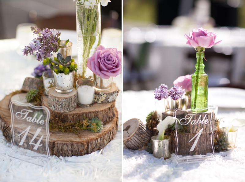 A Purple South Carolina Rustic Elegant Wedding via TheELD.com