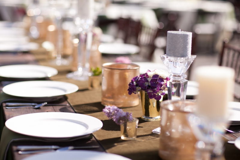 A Purple South Carolina Rustic Elegant Wedding via TheELD.com