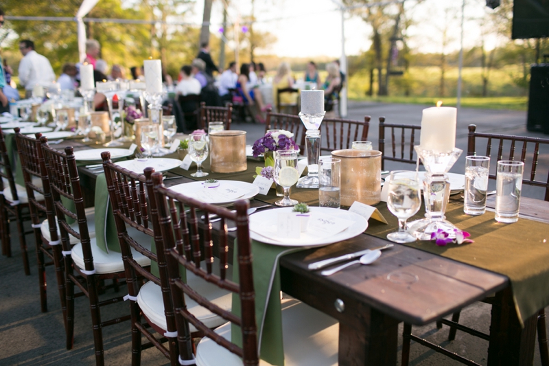 A Purple South Carolina Rustic Elegant Wedding via TheELD.com