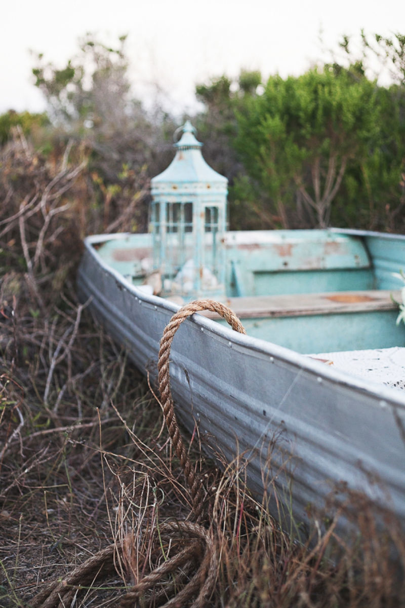 Shabby Chic Nautical Wedding Inspiration via TheELD.com