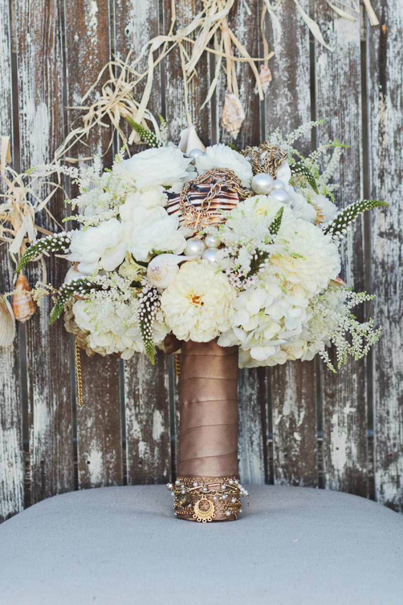 Shabby Chic Nautical Wedding Inspiration via TheELD.com