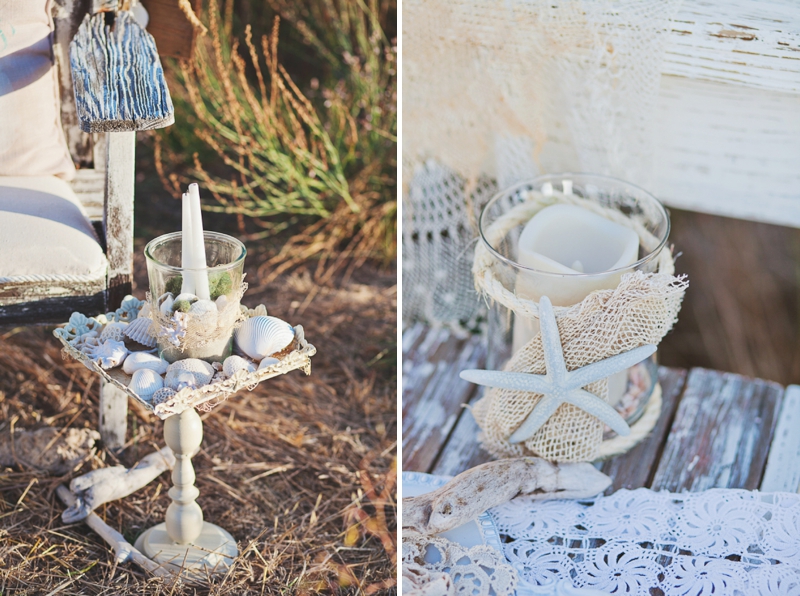 Shabby Chic Nautical Wedding Inspiration via TheELD.com