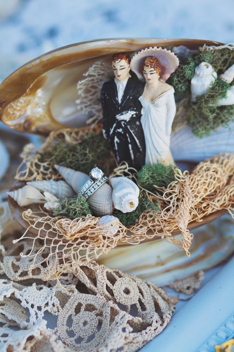 Shabby Chic Nautical Wedding Inspiration via TheELD.com