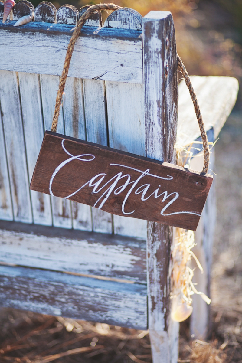 Shabby Chic Nautical Wedding Inspiration via TheELD.com