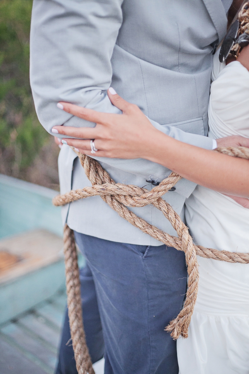 Shabby Chic Nautical Wedding Inspiration via TheELD.com