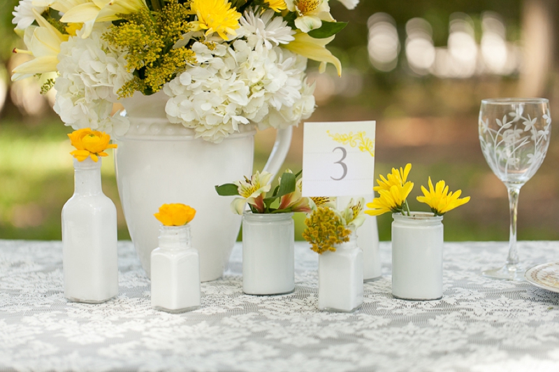 Yellow Wedding Ideas {Vintage} via TheELD.com