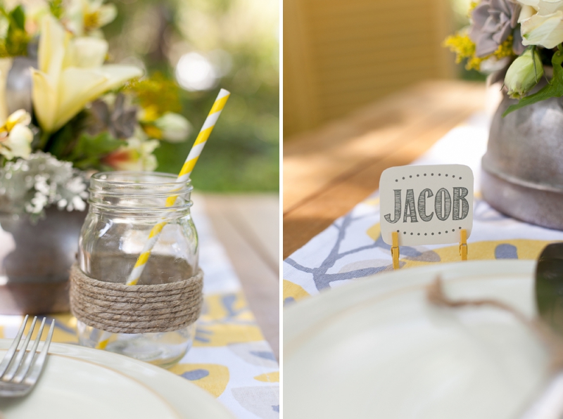 Yellow Wedding Ideas {Rustic} via TheELD.com