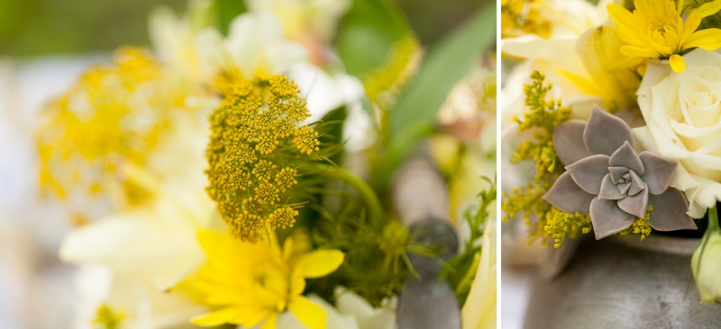 Yellow Wedding Ideas {Rustic} via TheELD.com