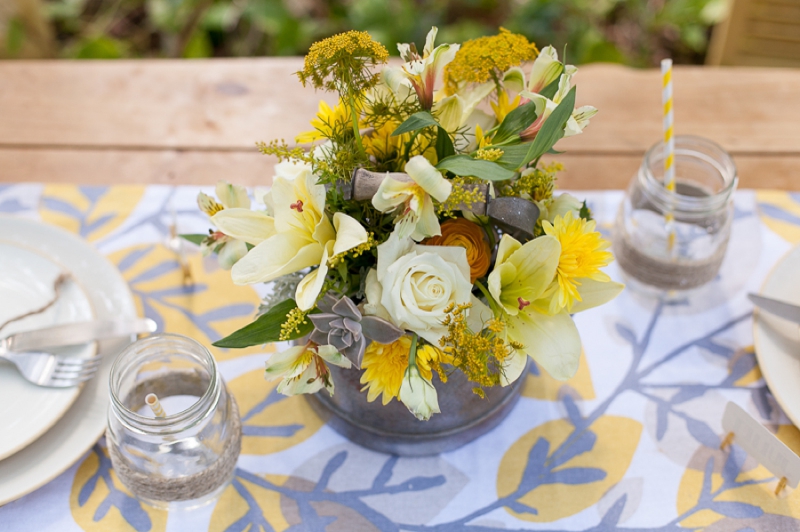 Yellow Wedding Ideas {Rustic} via TheELD.com