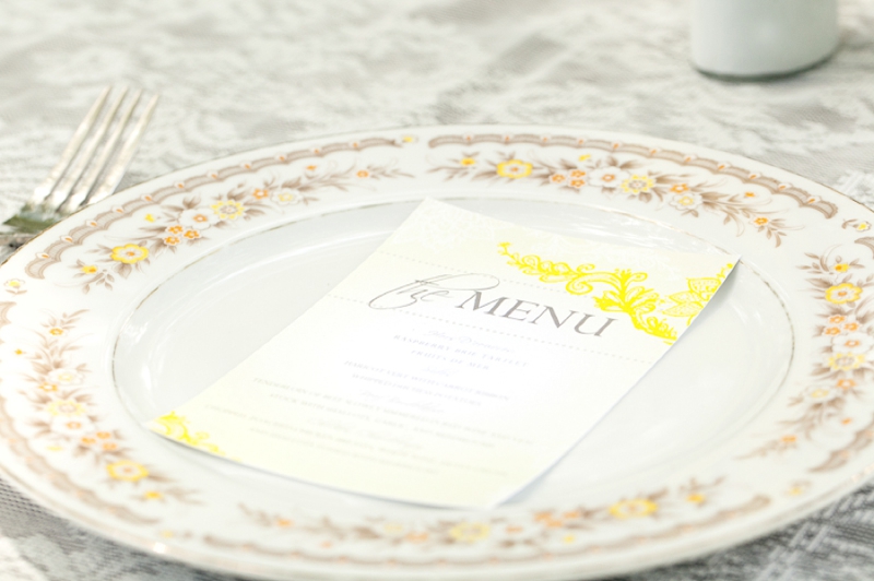 Yellow Wedding Ideas {Vintage} via TheELD.com