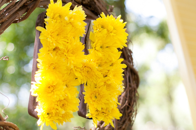 Yellow Wedding Ideas {Rustic} via TheELD.com