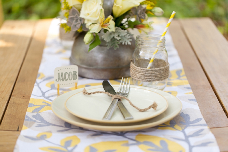 Yellow Wedding Ideas {Rustic} via TheELD.com