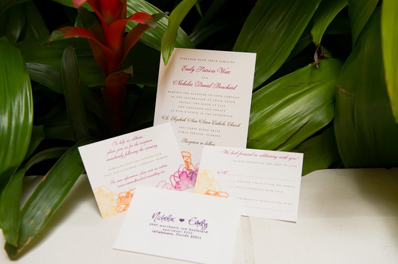 Eclectic Pink & Champagne Florida Wedding via TheELD.com