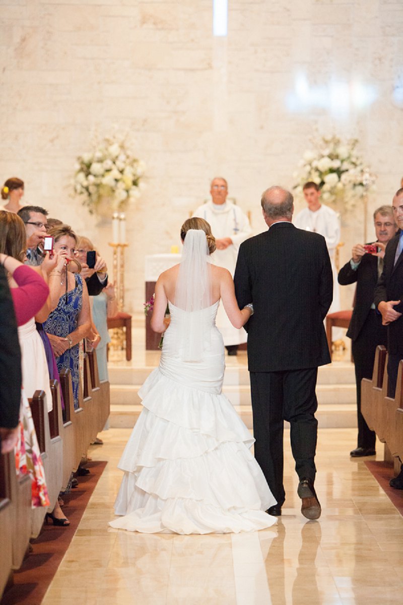 Eclectic Pink & Champagne Florida Wedding via TheELD.com