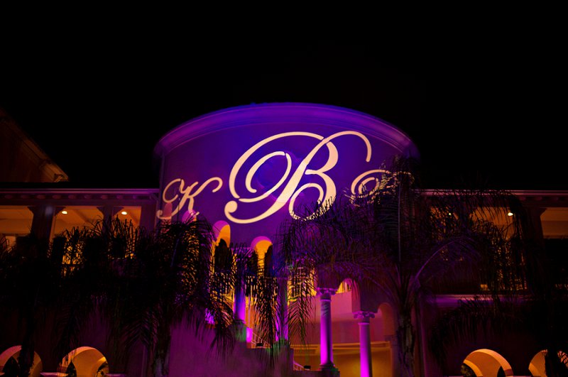 Elegant Purple & White Florida Wedding via TheELD.com