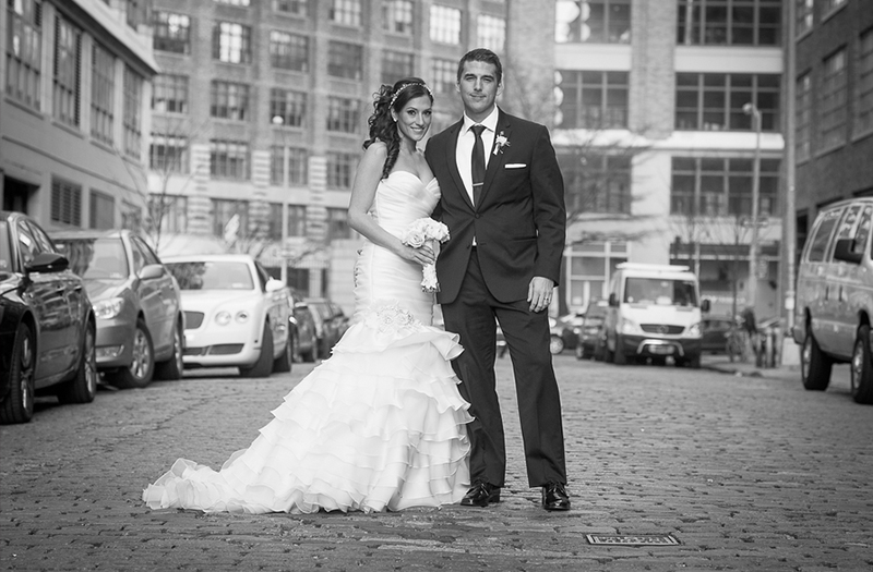 Glamorous White and Silver New York Wedding via TheELD.com