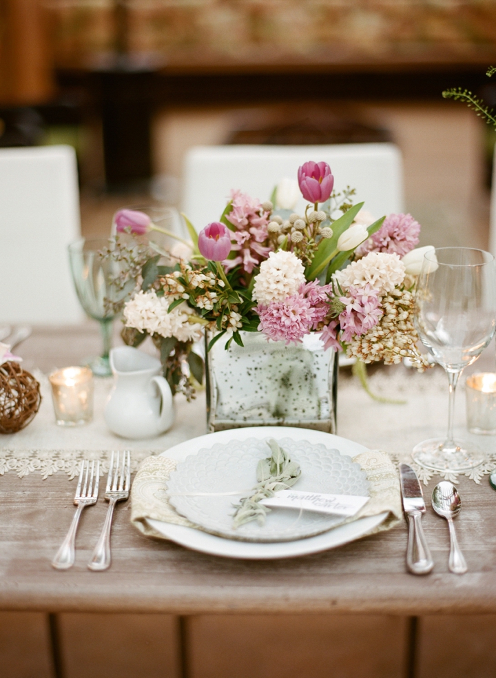 Modern Rustic Herb Inspired Wedding Ideas via TheELD.com