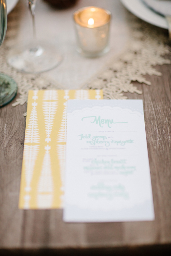 Modern Rustic Herb Inspired Wedding Ideas via TheELD.com