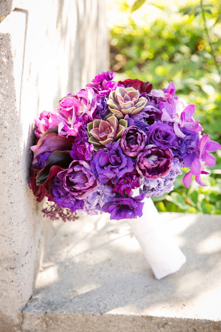 A Purple American History Inspired Wedding via TheELD.com