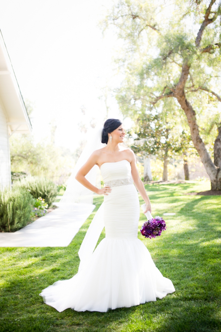 A Purple American History Inspired Wedding via TheELD.com